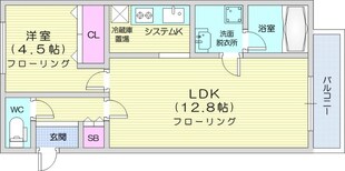 発寒南駅 徒歩3分 3階の物件間取画像